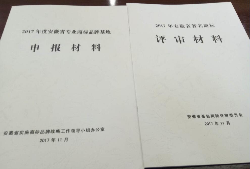 安徽省著名商標(biāo)，專(zhuān)業(yè)商標(biāo)品牌基地專(zhuān)家評(píng)審會(huì)召開(kāi)