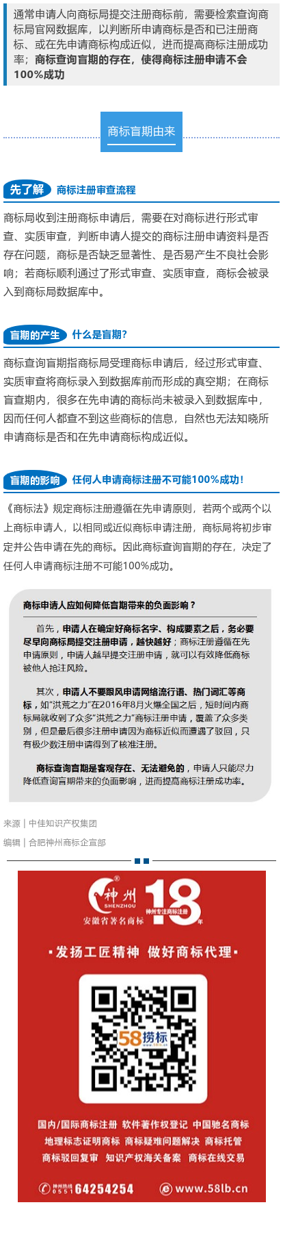 商標(biāo)查詢盲期是什么？如何應(yīng)對(duì)
