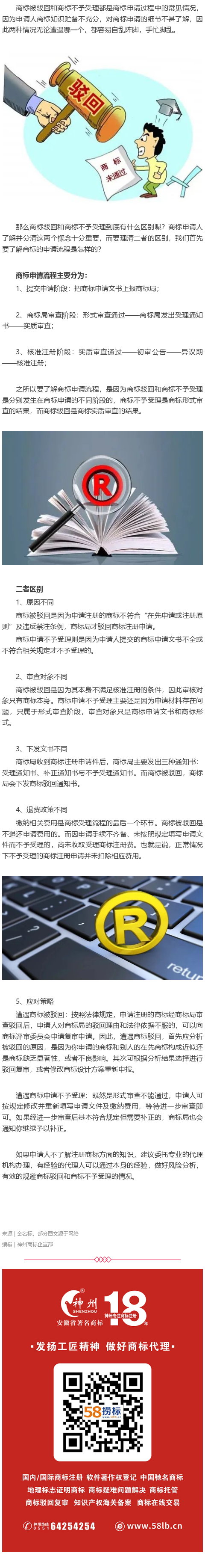商標(biāo)知識丨商標(biāo)駁回和商標(biāo)不予受理有什么區(qū)別？